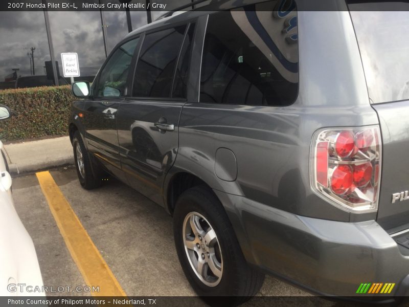 Nimbus Gray Metallic / Gray 2007 Honda Pilot EX-L
