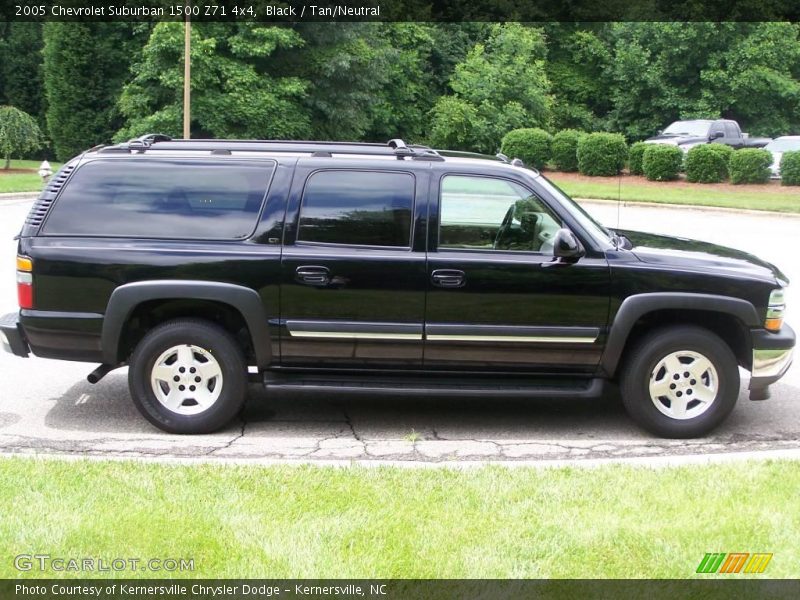 Black / Tan/Neutral 2005 Chevrolet Suburban 1500 Z71 4x4