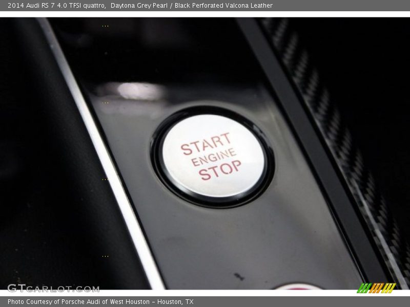 Daytona Grey Pearl / Black Perforated Valcona Leather 2014 Audi RS 7 4.0 TFSI quattro