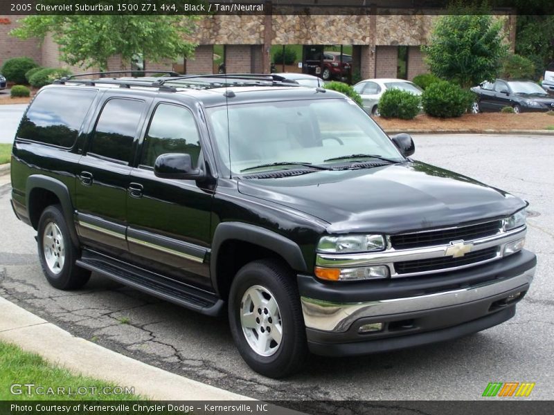 Black / Tan/Neutral 2005 Chevrolet Suburban 1500 Z71 4x4