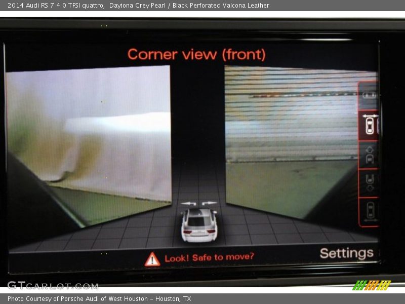 Daytona Grey Pearl / Black Perforated Valcona Leather 2014 Audi RS 7 4.0 TFSI quattro