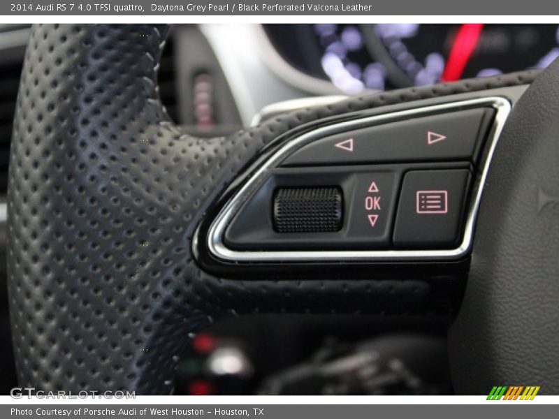 Daytona Grey Pearl / Black Perforated Valcona Leather 2014 Audi RS 7 4.0 TFSI quattro