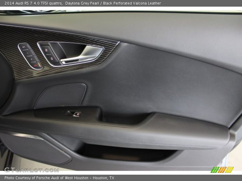 Daytona Grey Pearl / Black Perforated Valcona Leather 2014 Audi RS 7 4.0 TFSI quattro