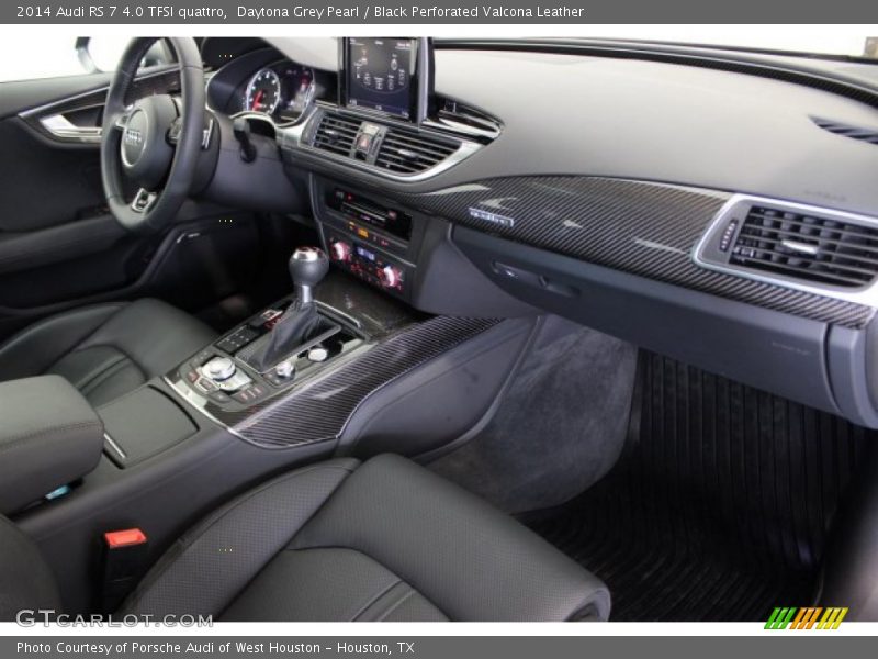 Daytona Grey Pearl / Black Perforated Valcona Leather 2014 Audi RS 7 4.0 TFSI quattro