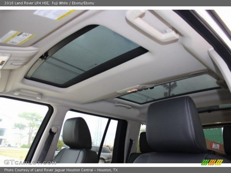 Fuji White / Ebony/Ebony 2016 Land Rover LR4 HSE