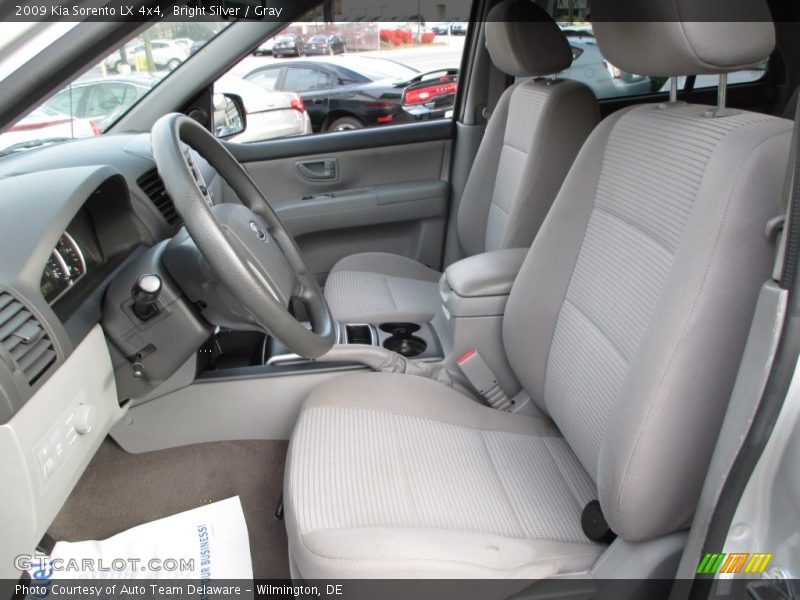 Bright Silver / Gray 2009 Kia Sorento LX 4x4