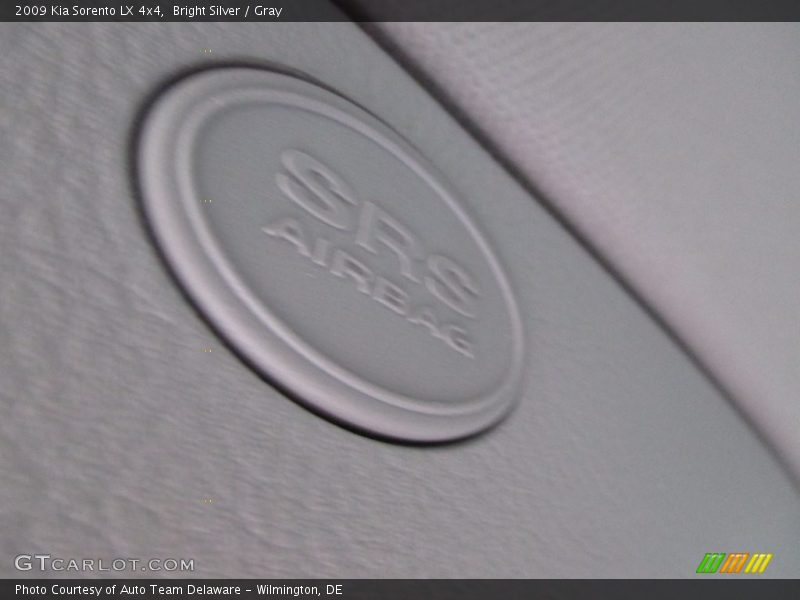 Bright Silver / Gray 2009 Kia Sorento LX 4x4