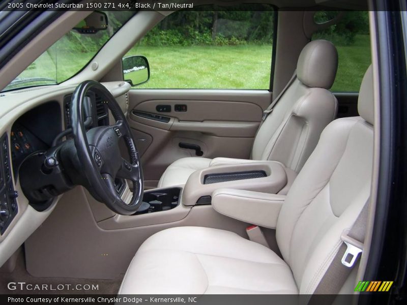 Black / Tan/Neutral 2005 Chevrolet Suburban 1500 Z71 4x4