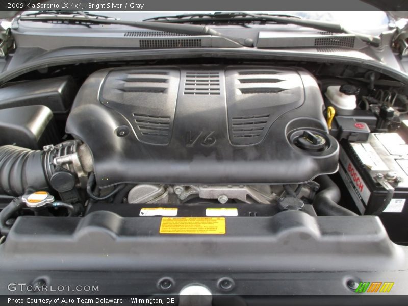 Bright Silver / Gray 2009 Kia Sorento LX 4x4