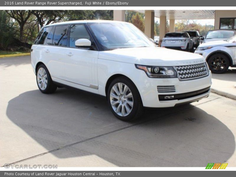 Fuji White / Ebony/Ebony 2016 Land Rover Range Rover Supercharged