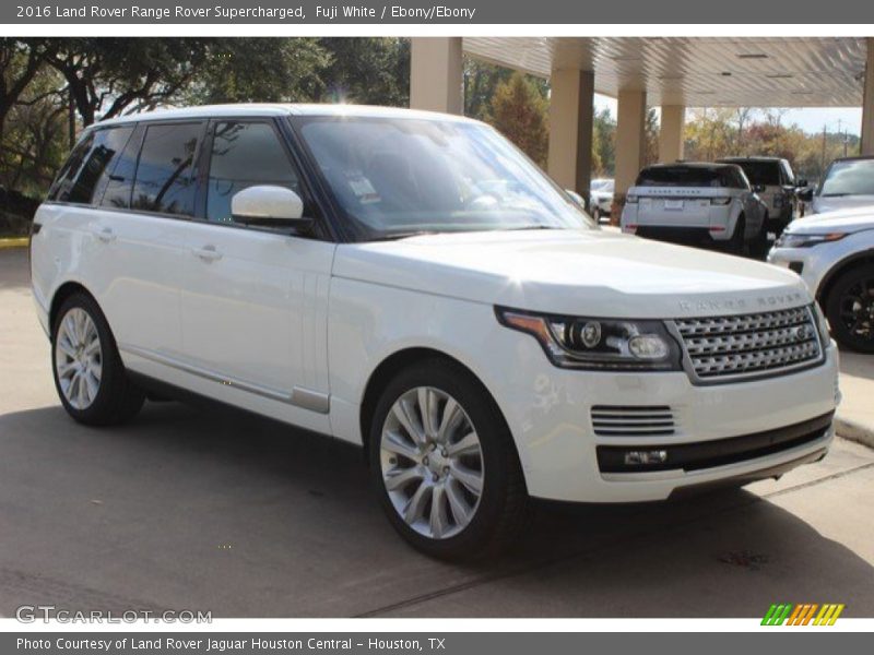 Fuji White / Ebony/Ebony 2016 Land Rover Range Rover Supercharged