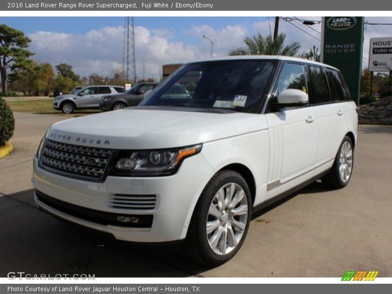 Fuji White / Ebony/Ebony 2016 Land Rover Range Rover Supercharged