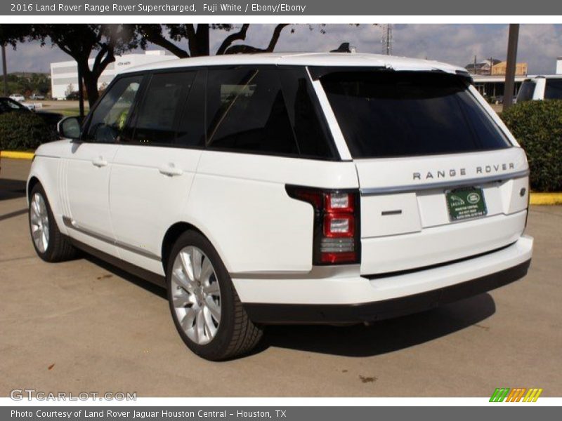 Fuji White / Ebony/Ebony 2016 Land Rover Range Rover Supercharged