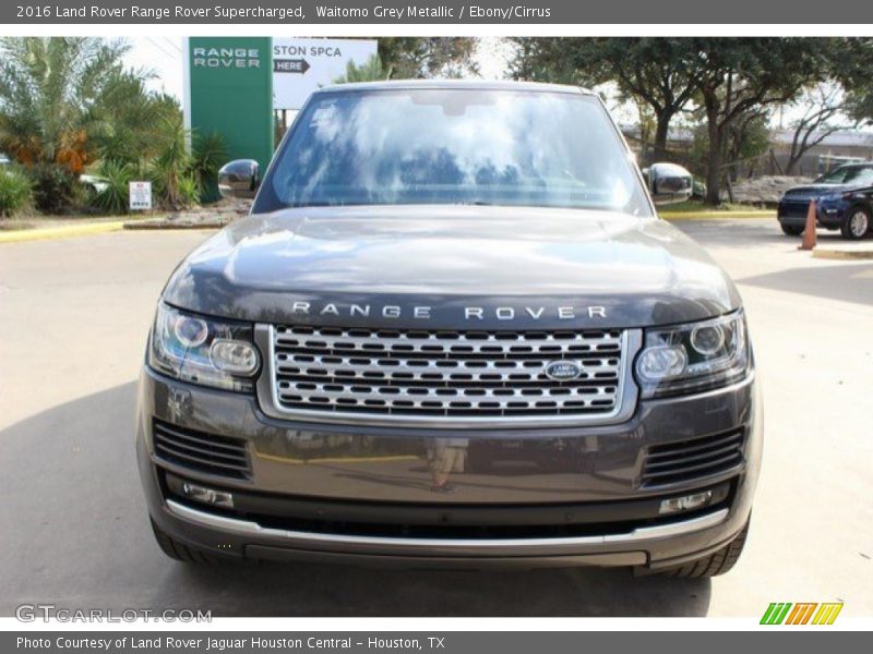 Waitomo Grey Metallic / Ebony/Cirrus 2016 Land Rover Range Rover Supercharged