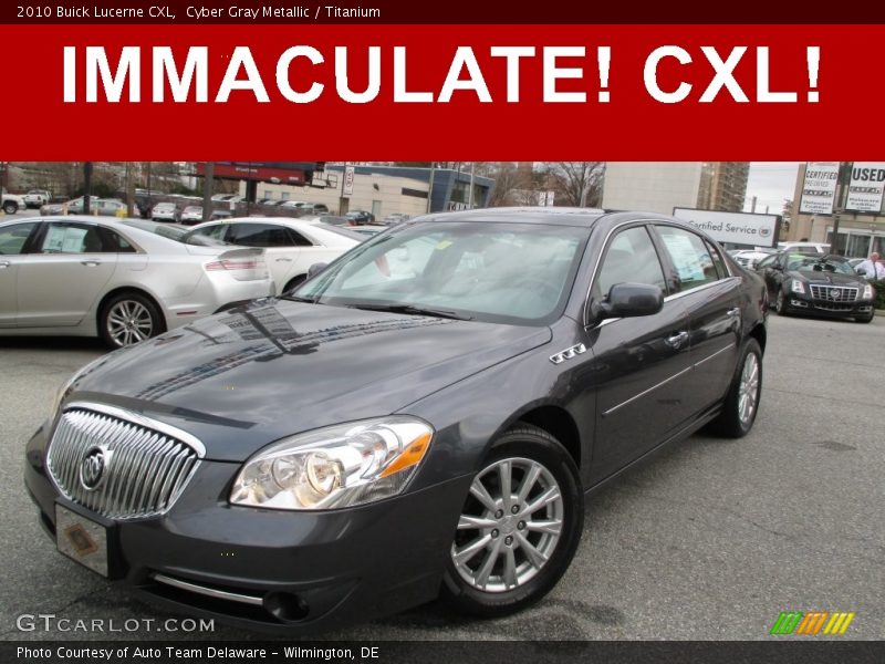 Cyber Gray Metallic / Titanium 2010 Buick Lucerne CXL