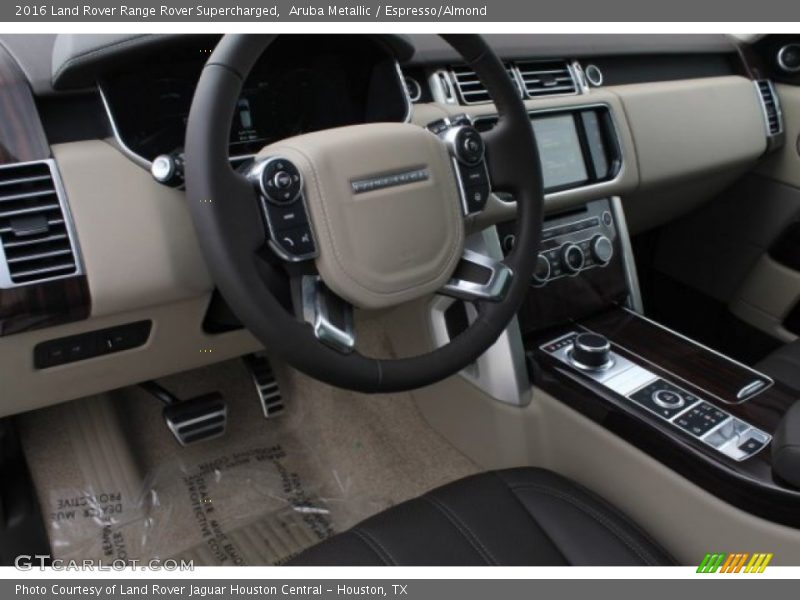 Aruba Metallic / Espresso/Almond 2016 Land Rover Range Rover Supercharged