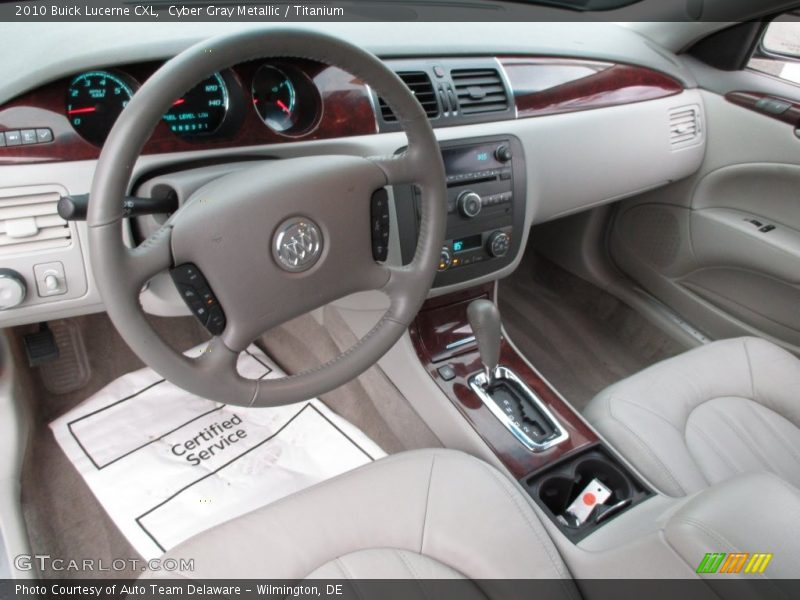 Cyber Gray Metallic / Titanium 2010 Buick Lucerne CXL