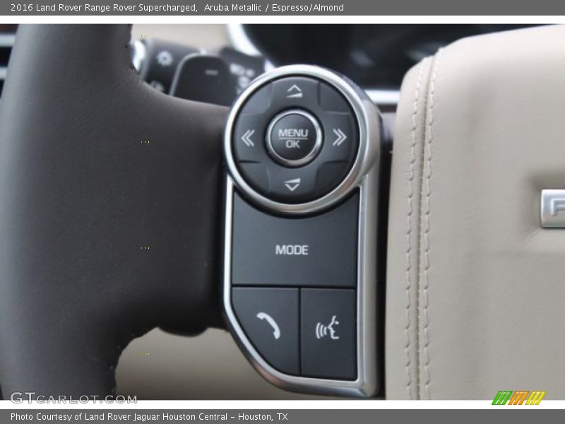 Aruba Metallic / Espresso/Almond 2016 Land Rover Range Rover Supercharged