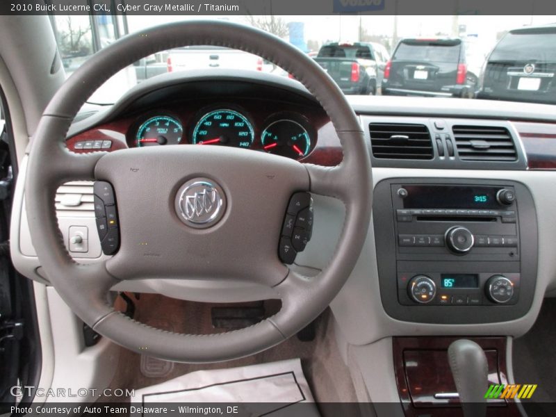Cyber Gray Metallic / Titanium 2010 Buick Lucerne CXL
