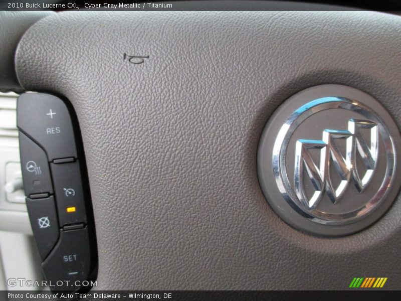 Cyber Gray Metallic / Titanium 2010 Buick Lucerne CXL