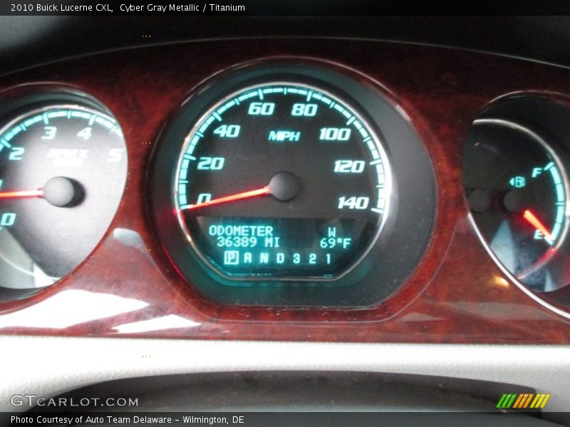 Cyber Gray Metallic / Titanium 2010 Buick Lucerne CXL