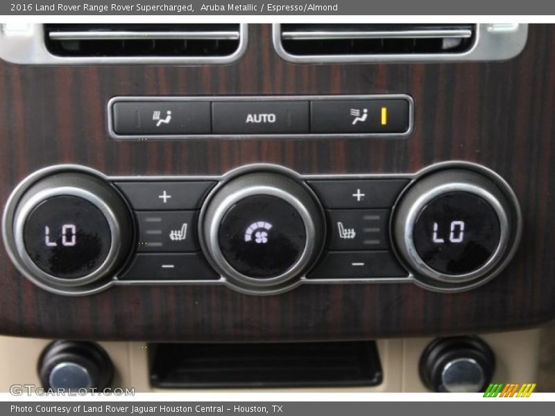 Aruba Metallic / Espresso/Almond 2016 Land Rover Range Rover Supercharged