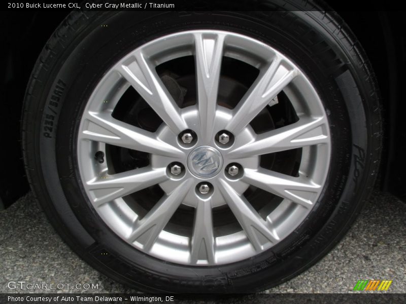 Cyber Gray Metallic / Titanium 2010 Buick Lucerne CXL