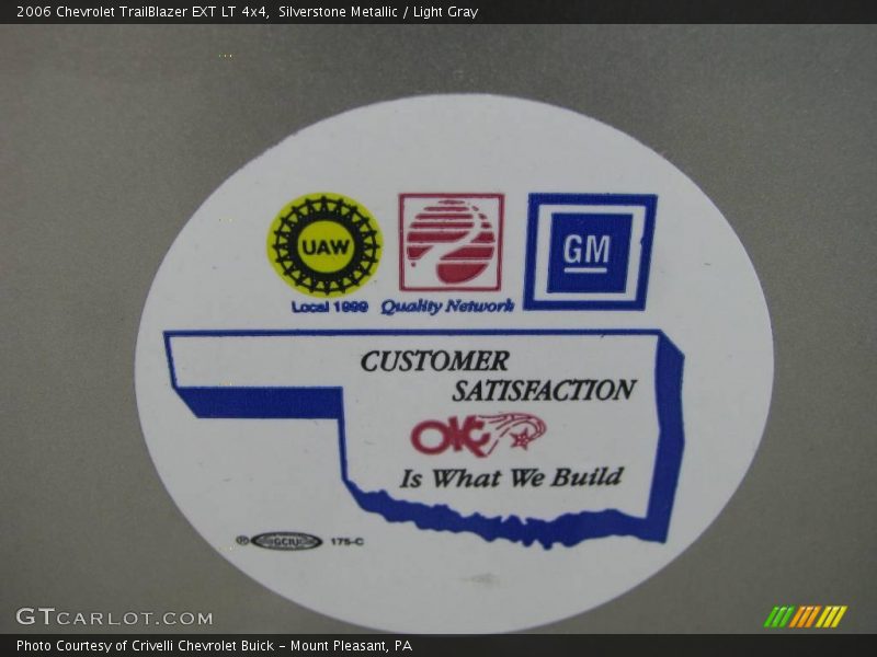 Silverstone Metallic / Light Gray 2006 Chevrolet TrailBlazer EXT LT 4x4