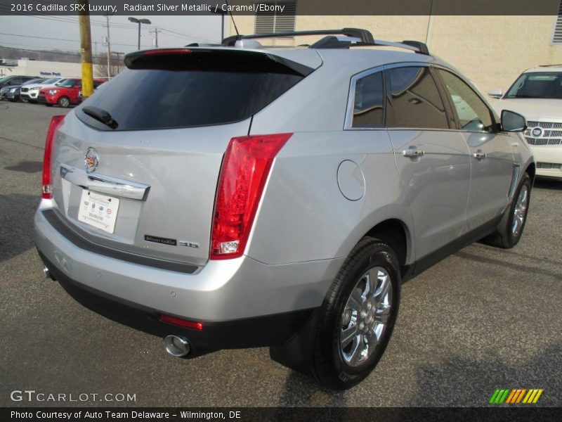 Radiant Silver Metallic / Caramel/Ebony 2016 Cadillac SRX Luxury