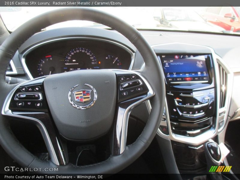 Radiant Silver Metallic / Caramel/Ebony 2016 Cadillac SRX Luxury