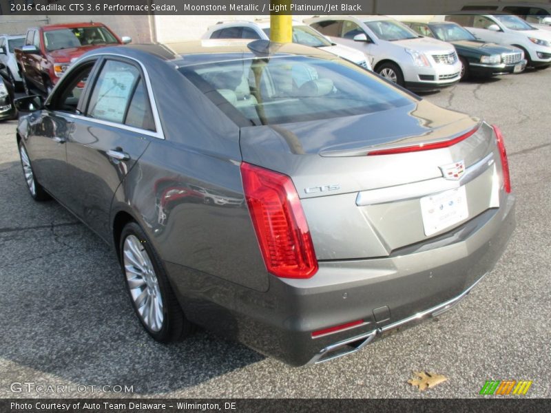 Moonstone Metallic / Light Platinum/Jet Black 2016 Cadillac CTS 3.6 Performace Sedan