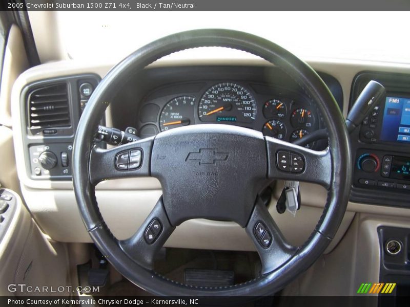 Black / Tan/Neutral 2005 Chevrolet Suburban 1500 Z71 4x4