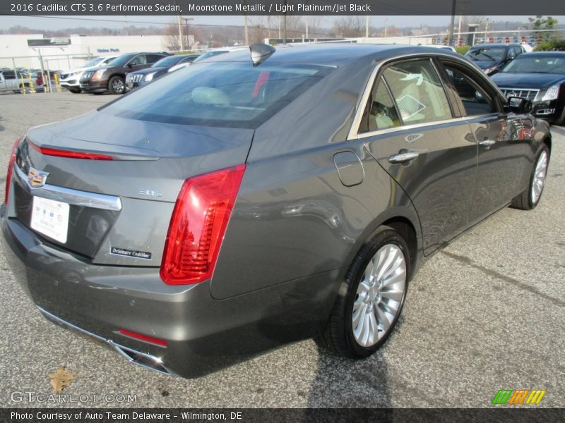 Moonstone Metallic / Light Platinum/Jet Black 2016 Cadillac CTS 3.6 Performace Sedan