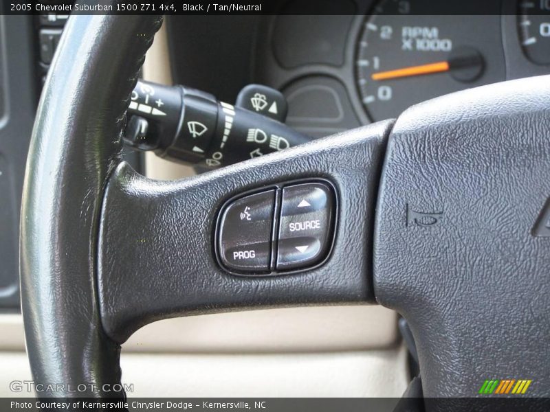 Black / Tan/Neutral 2005 Chevrolet Suburban 1500 Z71 4x4