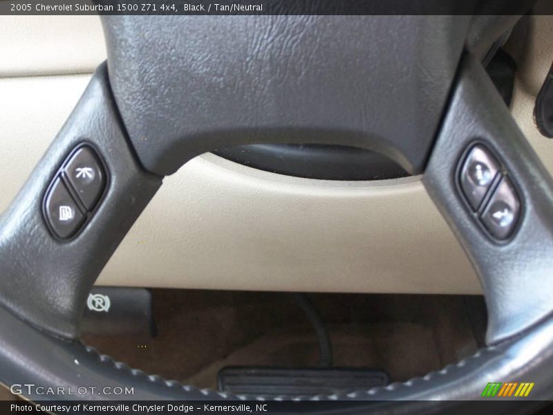 Black / Tan/Neutral 2005 Chevrolet Suburban 1500 Z71 4x4