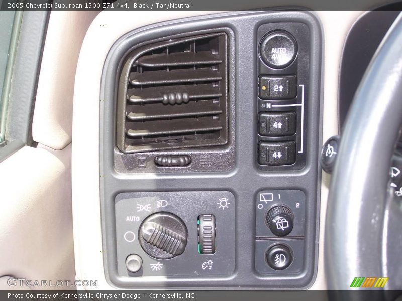 Black / Tan/Neutral 2005 Chevrolet Suburban 1500 Z71 4x4