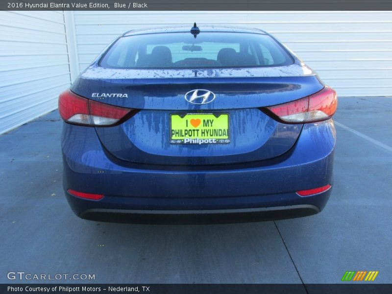 Blue / Black 2016 Hyundai Elantra Value Edition