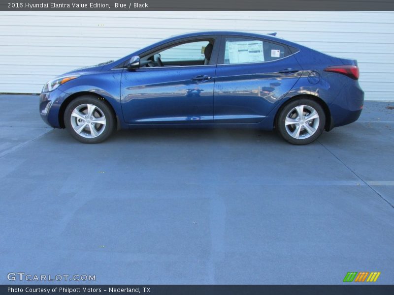 Blue / Black 2016 Hyundai Elantra Value Edition
