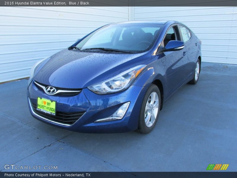 Blue / Black 2016 Hyundai Elantra Value Edition