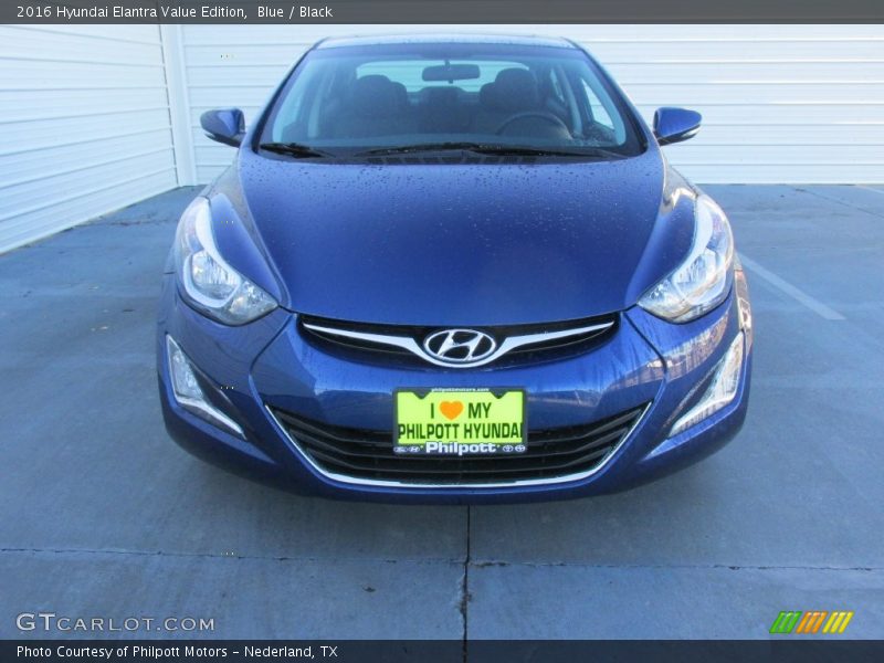 Blue / Black 2016 Hyundai Elantra Value Edition