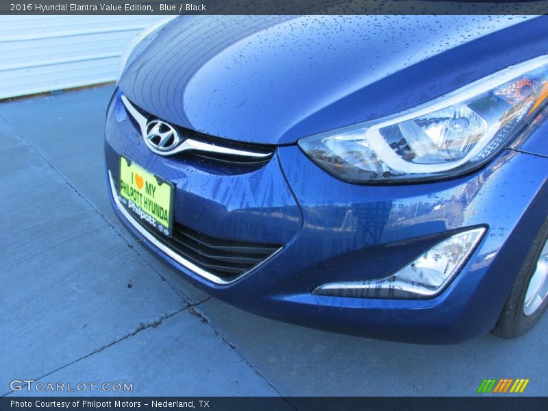 Blue / Black 2016 Hyundai Elantra Value Edition