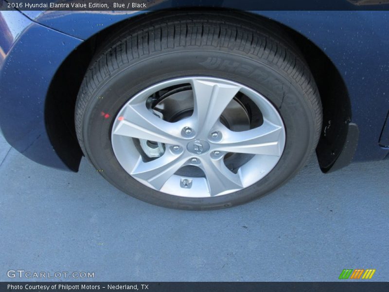 Blue / Black 2016 Hyundai Elantra Value Edition
