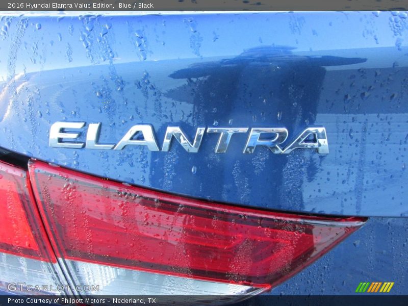 Blue / Black 2016 Hyundai Elantra Value Edition