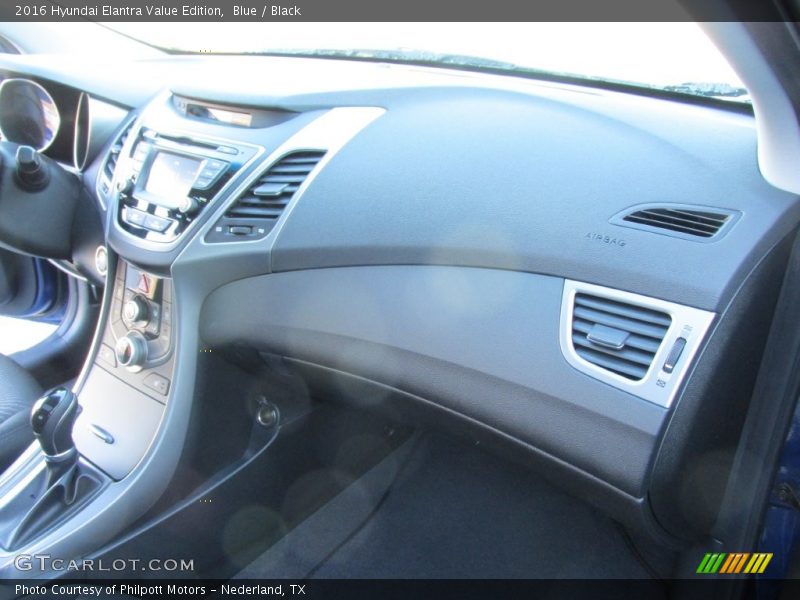 Blue / Black 2016 Hyundai Elantra Value Edition