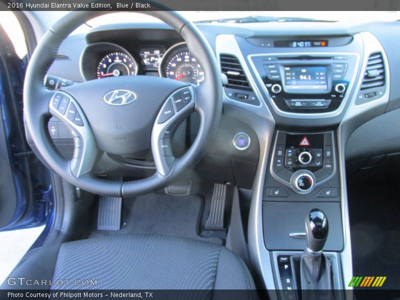 Blue / Black 2016 Hyundai Elantra Value Edition