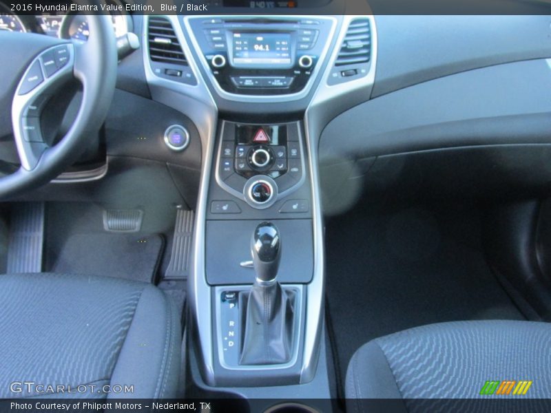Blue / Black 2016 Hyundai Elantra Value Edition