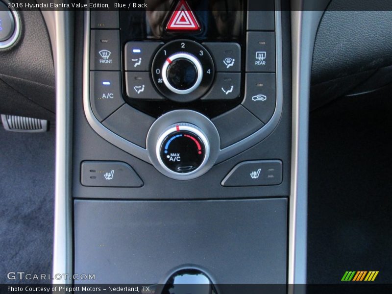 Blue / Black 2016 Hyundai Elantra Value Edition