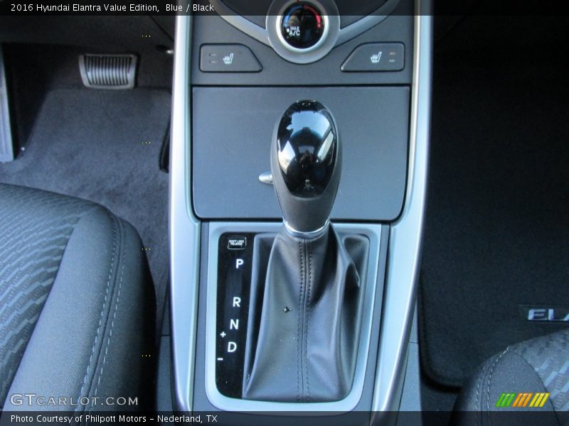 Blue / Black 2016 Hyundai Elantra Value Edition