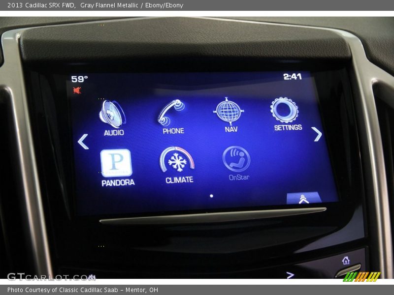 Gray Flannel Metallic / Ebony/Ebony 2013 Cadillac SRX FWD