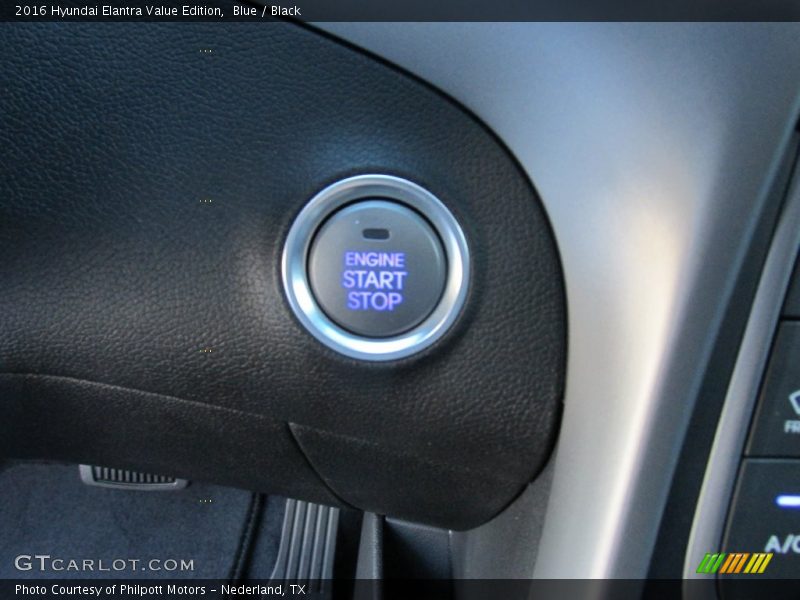 Blue / Black 2016 Hyundai Elantra Value Edition